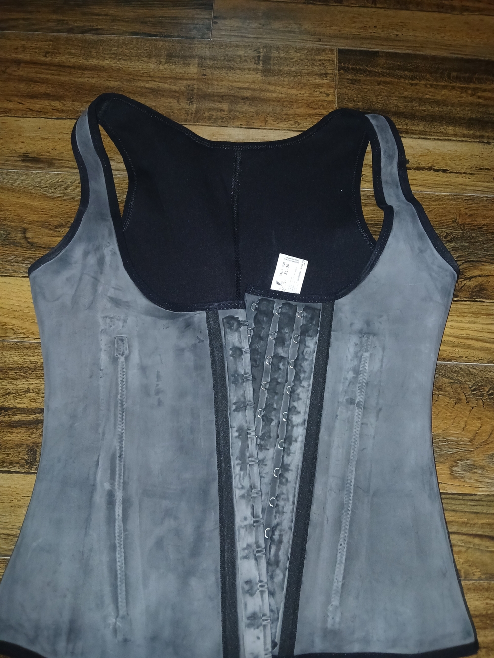 Columbia Gray Sculpting Waist Trainer Tank with Front Hooks